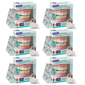 ✅ Proudly made and shipped from Canada| Medazy® Suction-fit Complete Denture 🦷🍎🍏