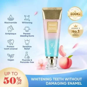 🏆【Max】 Newyuo® Nicotinamide Toothpaste【💎New upgrade Powerful type 10% concentration of Nicotinamide】