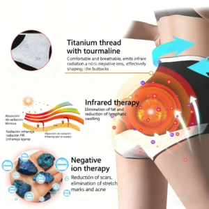 Alisanda™ Self-regulating tourmaline shaping shorts with titanium fiber