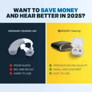 ROSOPL Bluetooth Hearing Aids ITE (App Controlled)