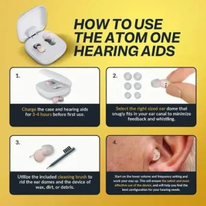 ROSOPL Bluetooth Hearing Aids ITE (App Controlled)