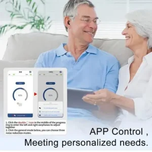 ROSOPL Bluetooth Hearing Aids ITE (App Controlled)