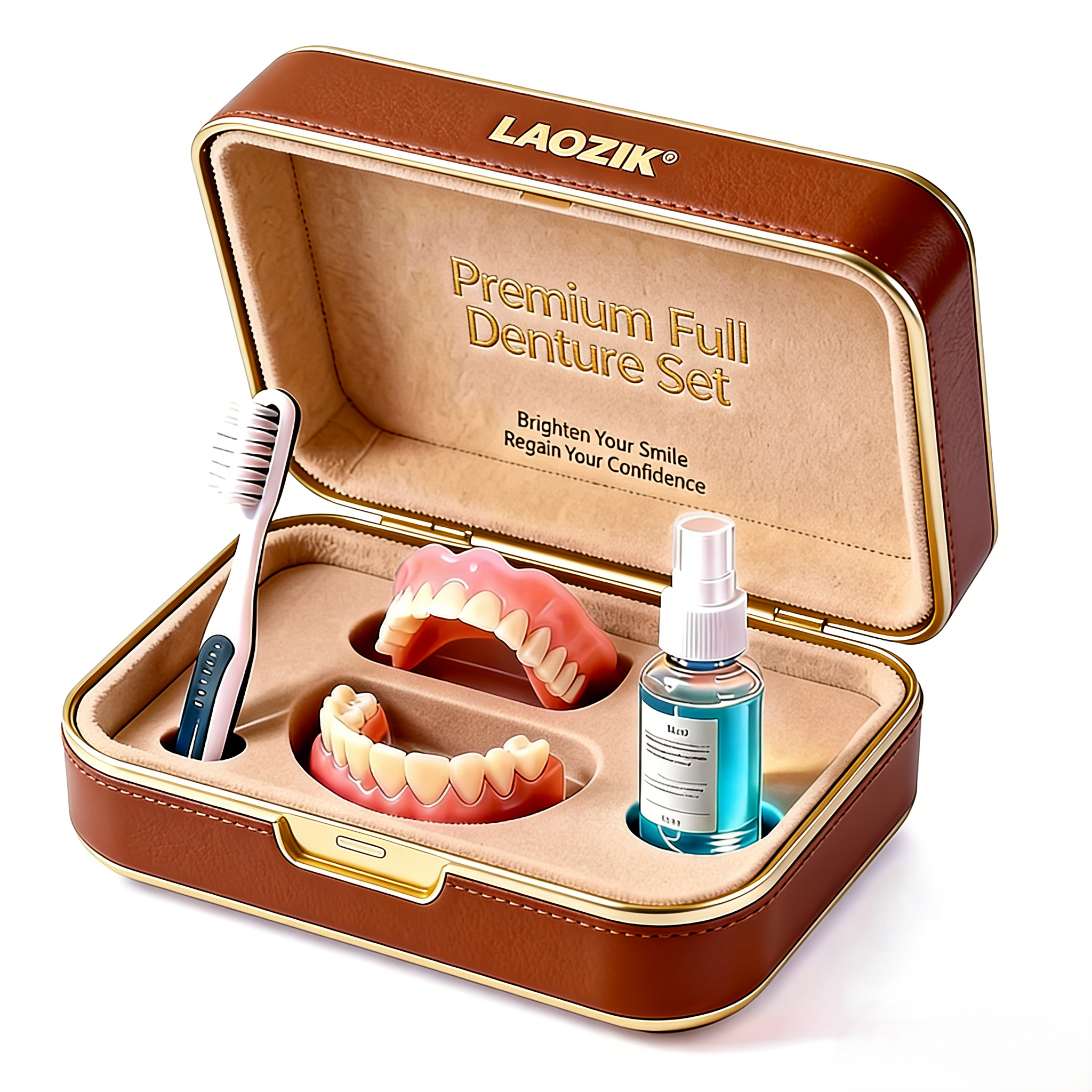 🔥 LAOZIKTM Custom-Fit Functional Dentures — Made in the USA, FDA Certified, Up to 70% OFF for a More Confident Smile!