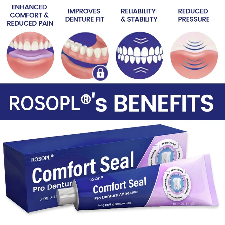 ROSOPL® Comfort Seal Pro Denture Adhesive