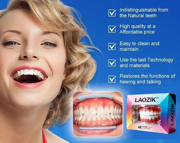 š„Easter Special - 70% Off! | LAOZIK⢠Custom Functional Dentures ā Made in the USA, for a More Confident Smile!