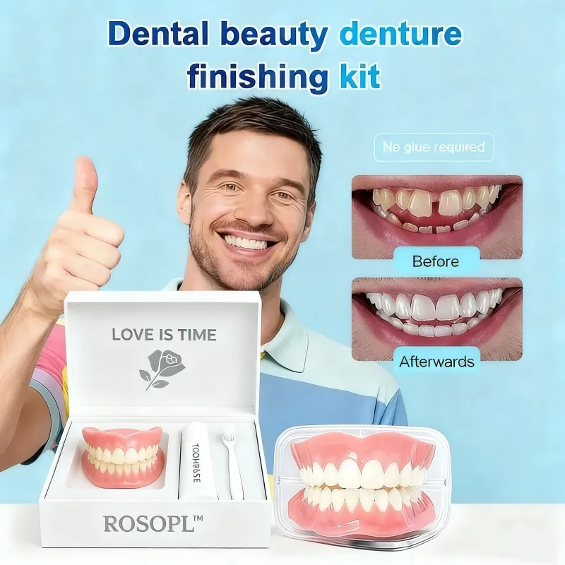 🔥Ends Today 70% OFF! 🦷Custom-Fit Full Functional DenturesMake you more confident