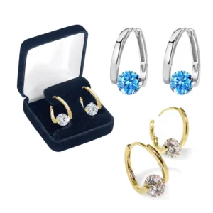 💎 Boucles d'oreilles magnétiques Zenathly™ Lymphvity au germanium
