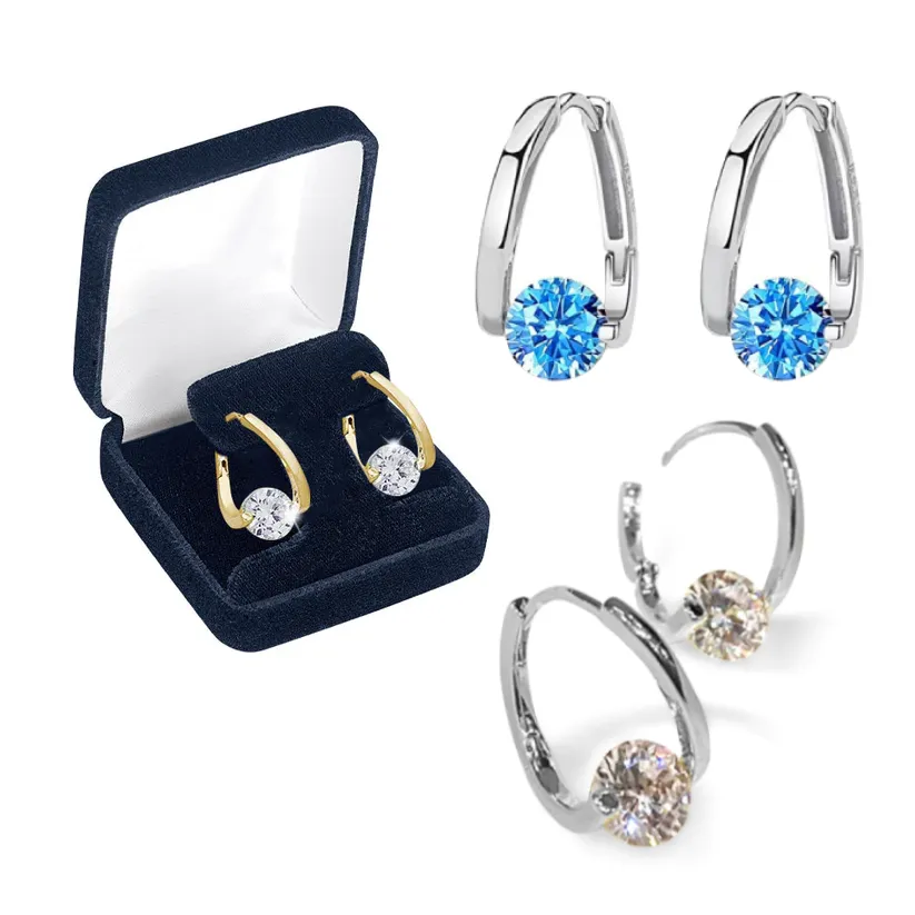 💎 Boucles d'oreilles magnétiques Zenathly™ Lymphvity au germanium