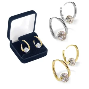 💎 Boucles d'oreilles magnétiques Zenathly™ Lymphvity au germanium