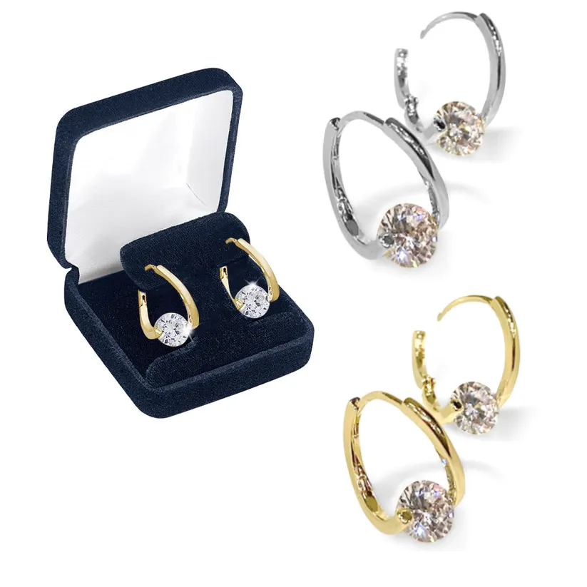 💎 Boucles d'oreilles magnétiques Zenathly™ Lymphvity au germanium