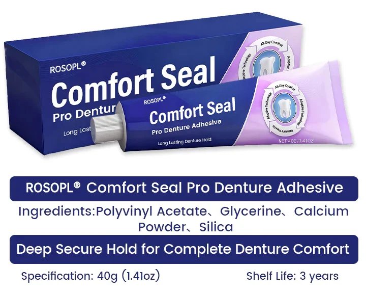 ROSOPL® Comfort Seal Pro Denture Adhesive