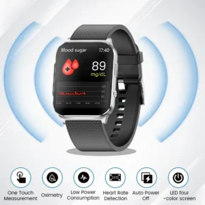 Acezozla® SmartGluco Tracker Wellness Watch – Non-Invasive Glucose Monitoring Smartwatch