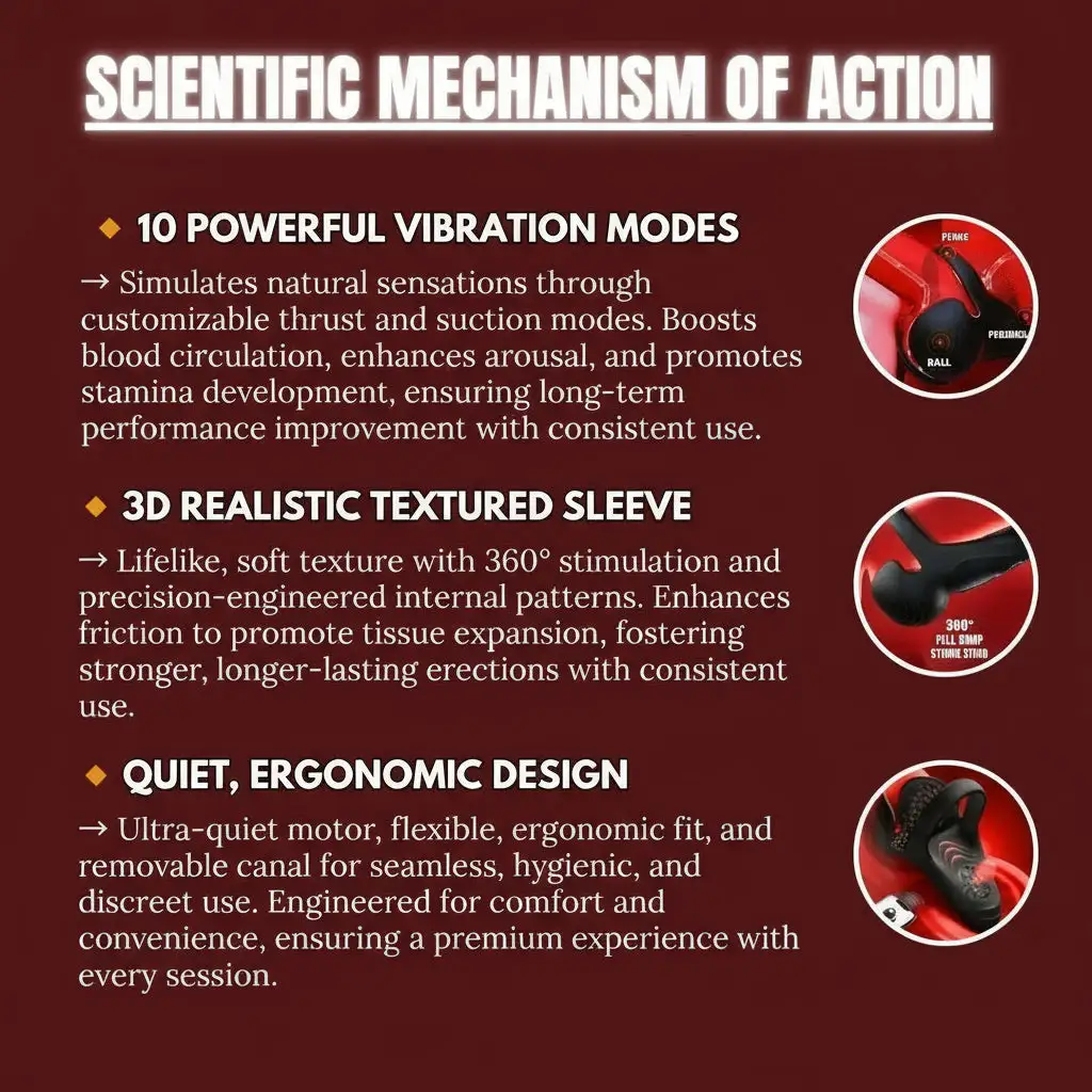 Alisanda™ VitalEngine Pro-Daily Rehabilitation Device for Men Physical Vitality