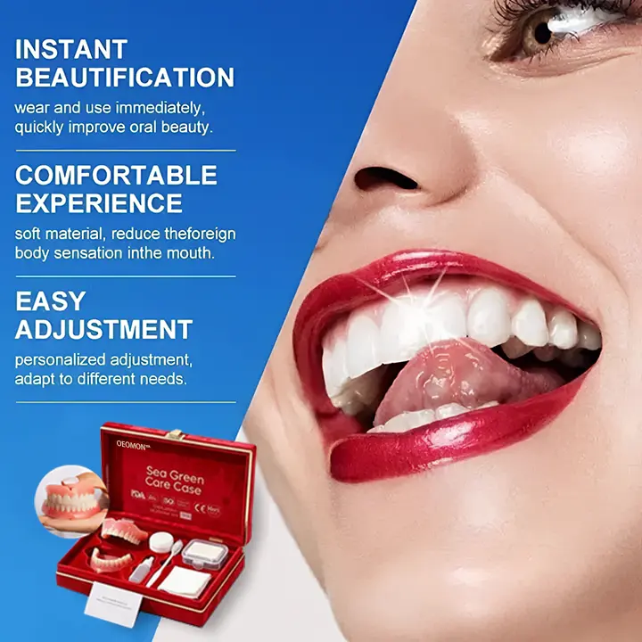 Ends Today: 70% OFF! ⏰ OEOMON™ Medical Full Denture with Strong Suctiond Custom-Fit Full Functional Dentures🦷