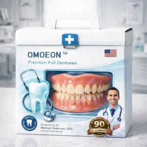 🔥Ends Today: 70% OFF! 🦷OMOEON™ Custom-Fit Full Functional Dentures Make you more confident