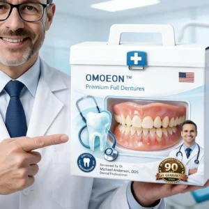 🔥Ends Today: 70% OFF! 🦷OMOEON™ Custom-Fit Full Functional Dentures Make you more confident