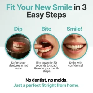 SEAGRIL™ Custom-Fit Full Functional Dentures