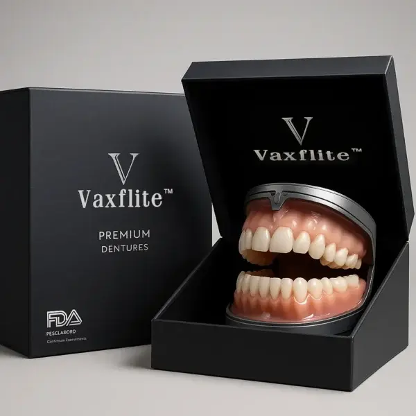 🌟 Vaxflite™ – Custom-Crafted Dentures That Feel as Natural as They Look👩🔬