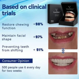 🌟 Vaxflite™ – Custom-Crafted Dentures That Feel as Natural as They Look👩🔬