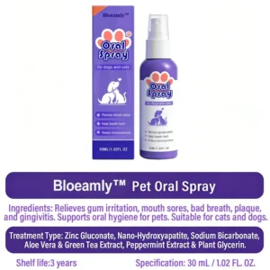 Bloeamly™ Pet Oral Spray 2026 | Fresh Breath & Tartar Care