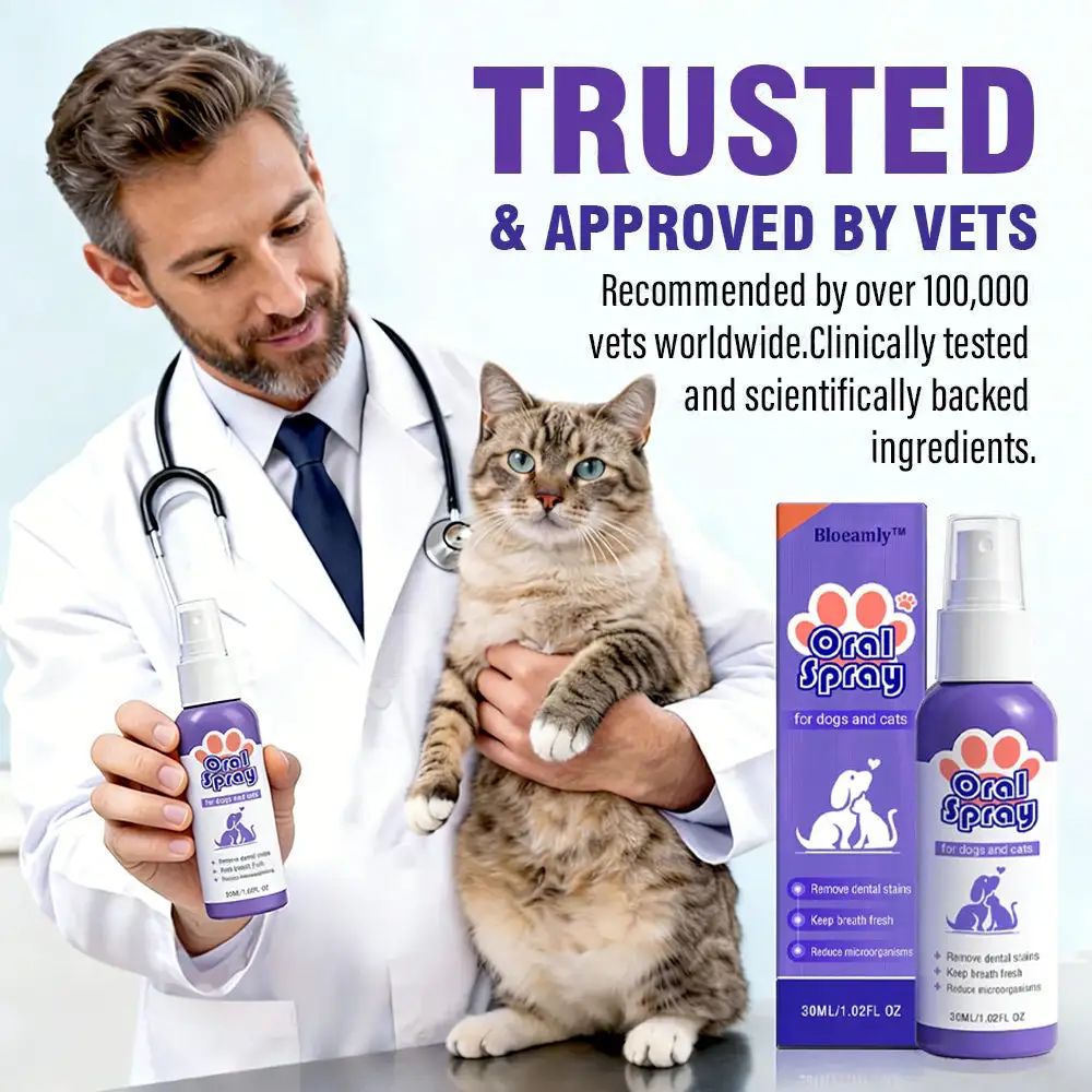 Bloeamly™ Pet Oral Spray 2026 | Fresh Breath & Tartar Care