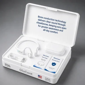 GluCent® Bone Conduction Hearing Headphones 2026