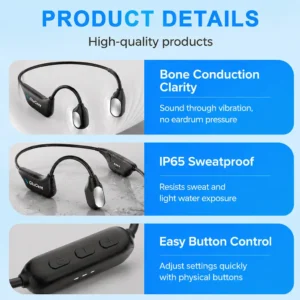 GluCent® Bone Conduction Hearing Headphones 2026