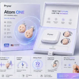 Pryxo™ Atom ONE Hearing Aid 2026 | Clear Hearing OTC