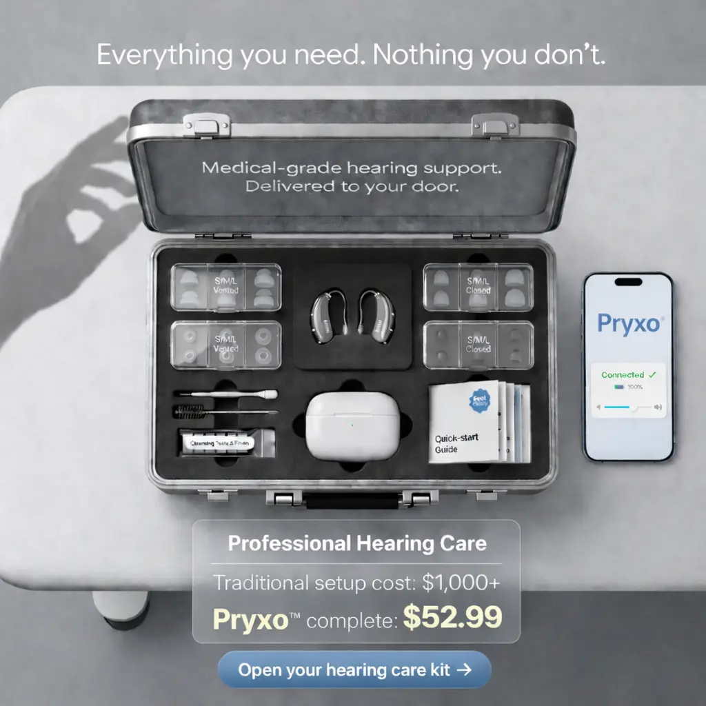 Pryxo™ Smart Bluetooth Hearing Aids 2026