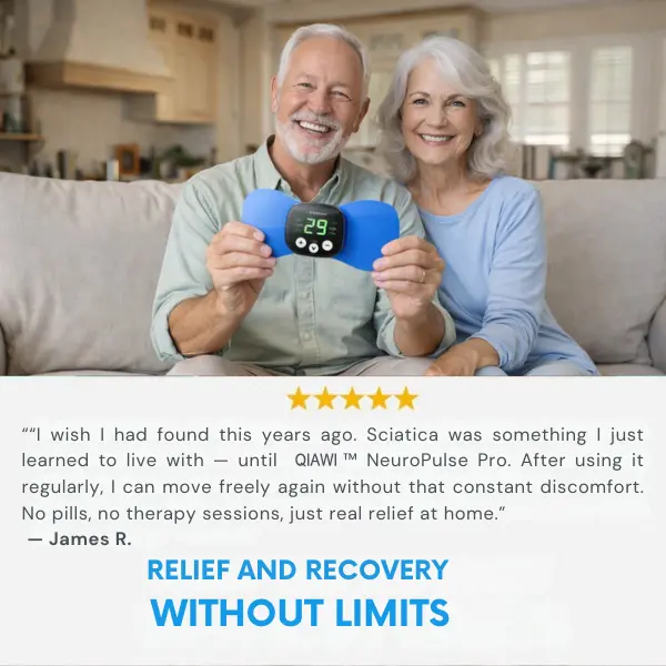 QIAWI™ NeuroPulse Pro 2026 | EMS Sciatica Relief