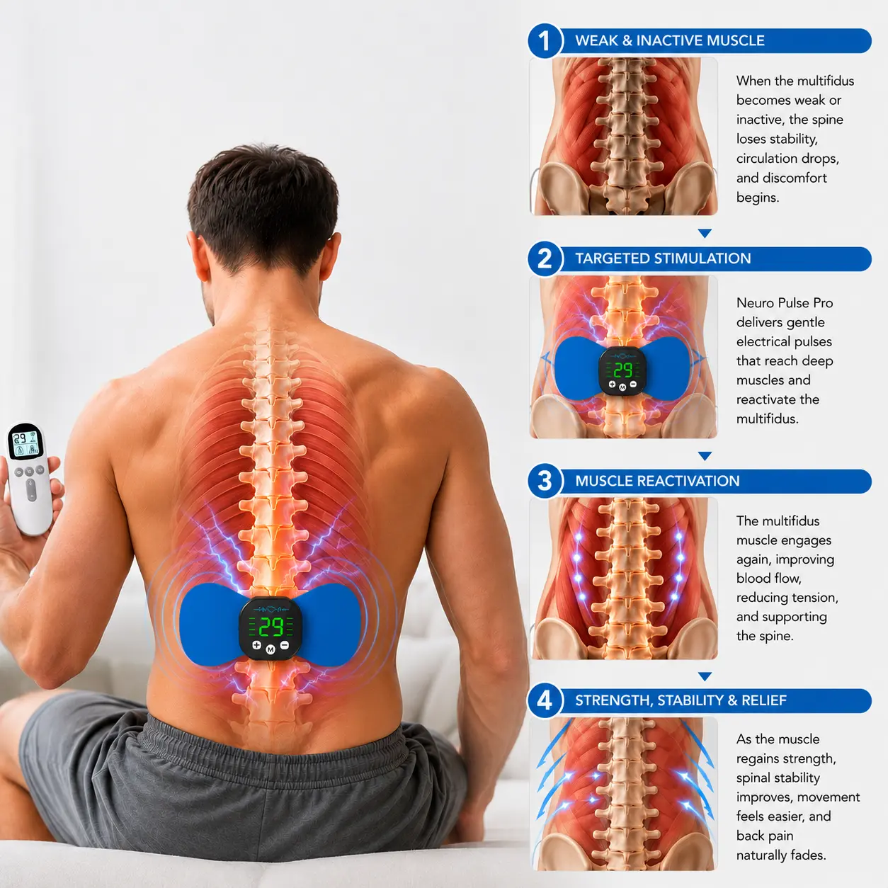 Slyner™ NeuroPulse Pro 2026 | EMS Sciatica Relief