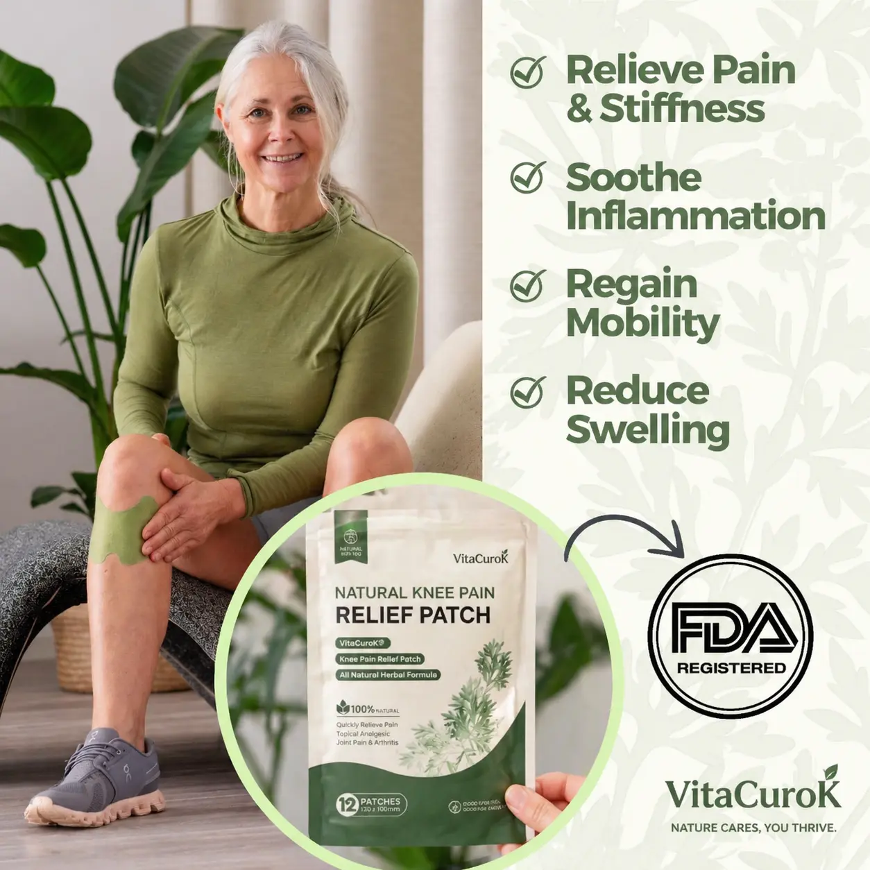VitaCuroK™ Knee Pain Patches 2026 | Natural Relief