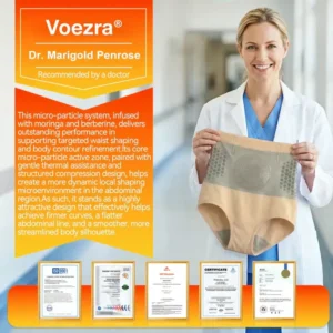 Voerza® 2026 NEW RELEASE Moringa & Berberine 4‑In‑1 Micro‑Particle Sculpting & Fat‑Burn Shorts