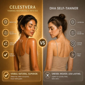 Celestvéra Tanning Microneedle Patches | Natural Glow