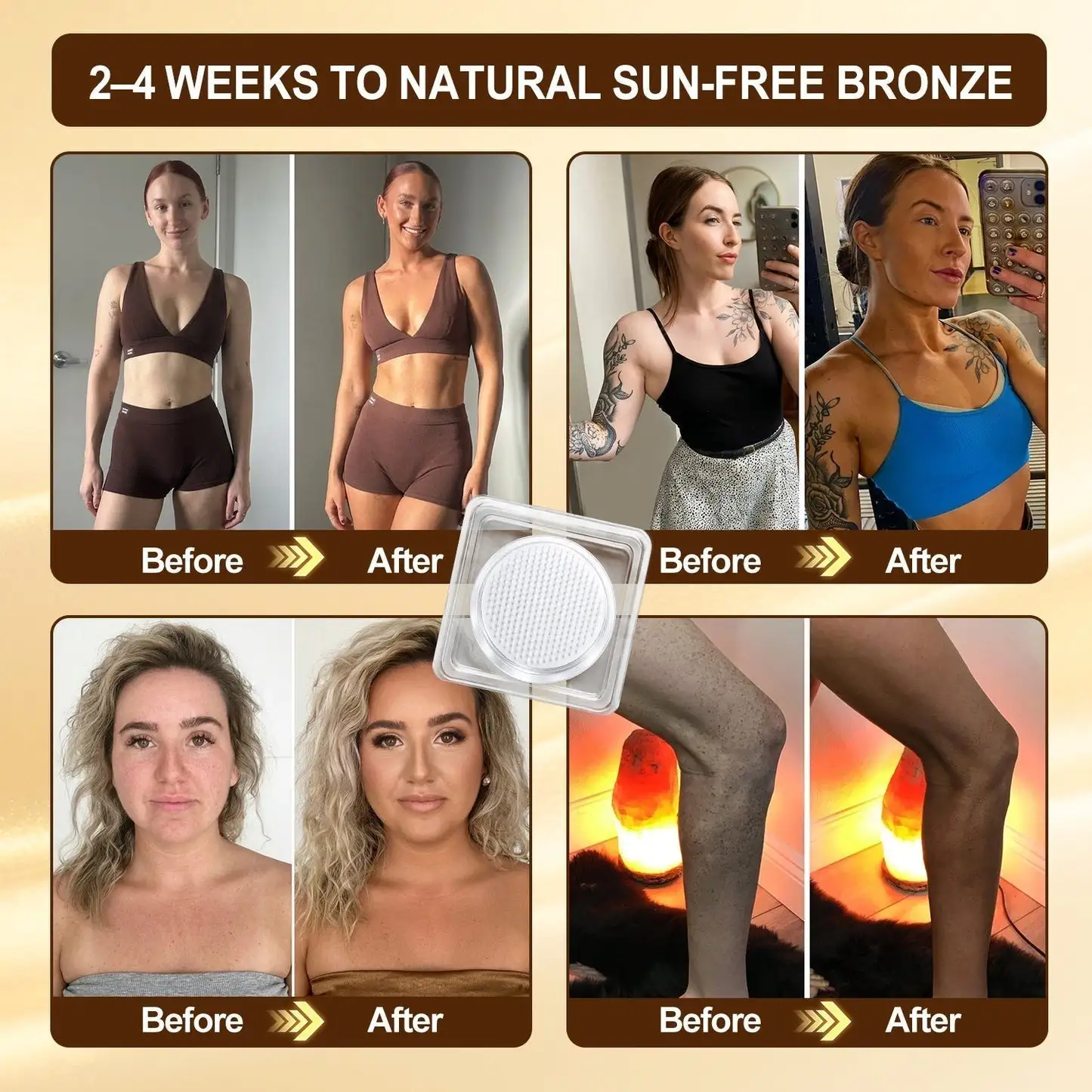 Gaface® Sunless Natural Glow Transdermal Tanning Micro-Needle Patch