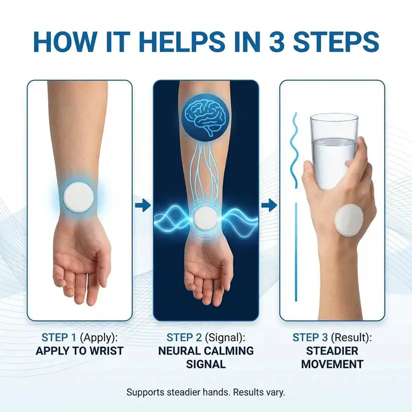 NEGUSY® Tremor Control Patch 2026 | Drug-Free Hand Support