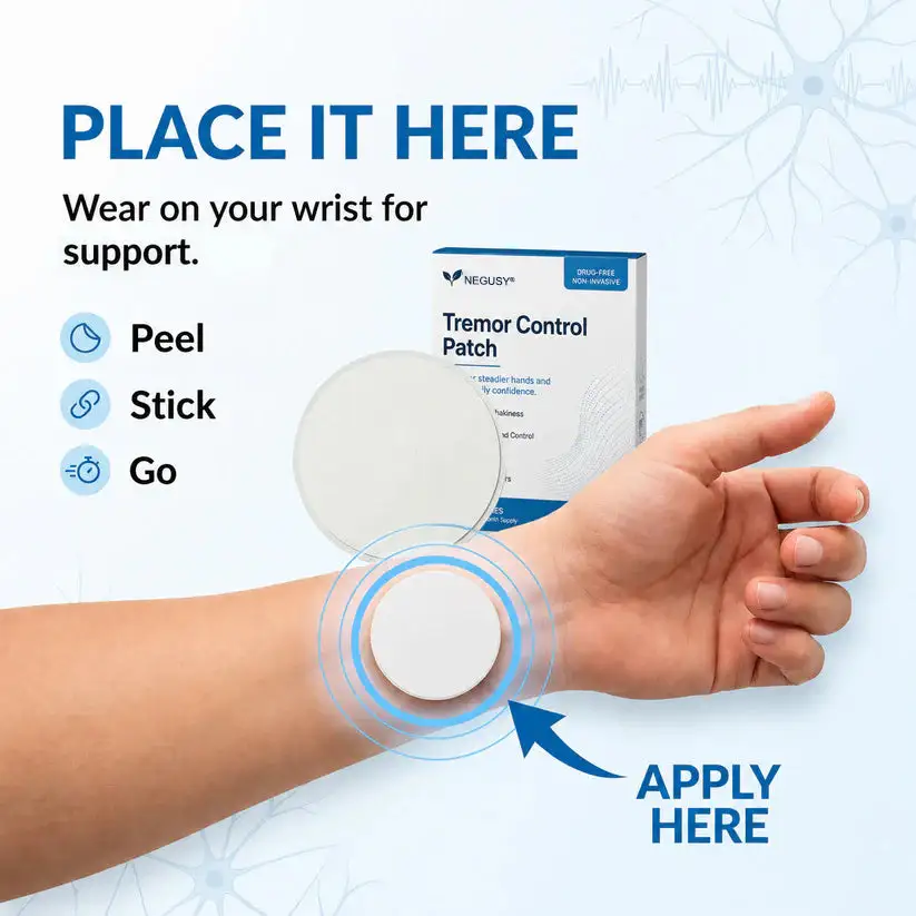 NEGUSY® Tremor Control Patch 2026 | Drug-Free Hand Support