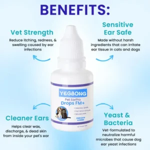 Pet Ear Pro Drops FM+ 2026 | Fast Relief for Cats & Dogs