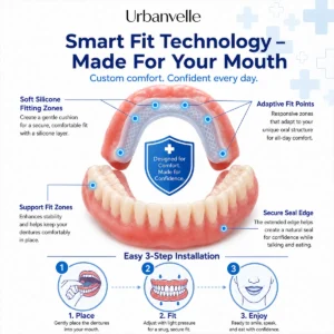 🥇 🦷 Premium Dentures for 90% of People — Designed for Everyday Comfort