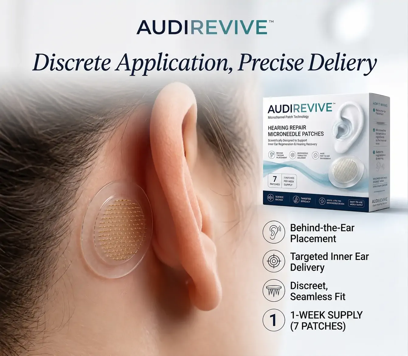 AUDIREVIVE™ Microneedle Patches
