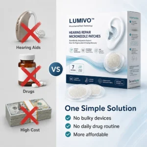 LUMIVO Hearing Support Microneedle Patches