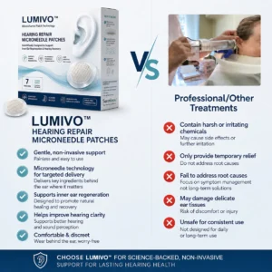 LUMIVO Hearing Support Microneedle Patches