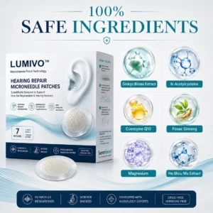LUMIVO Hearing Support Microneedle Patches