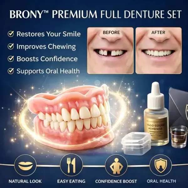 BRONY™ Premium Full Denture Set