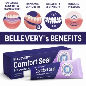 Bellevery® Comfort Seal Pro Denture Adhesive