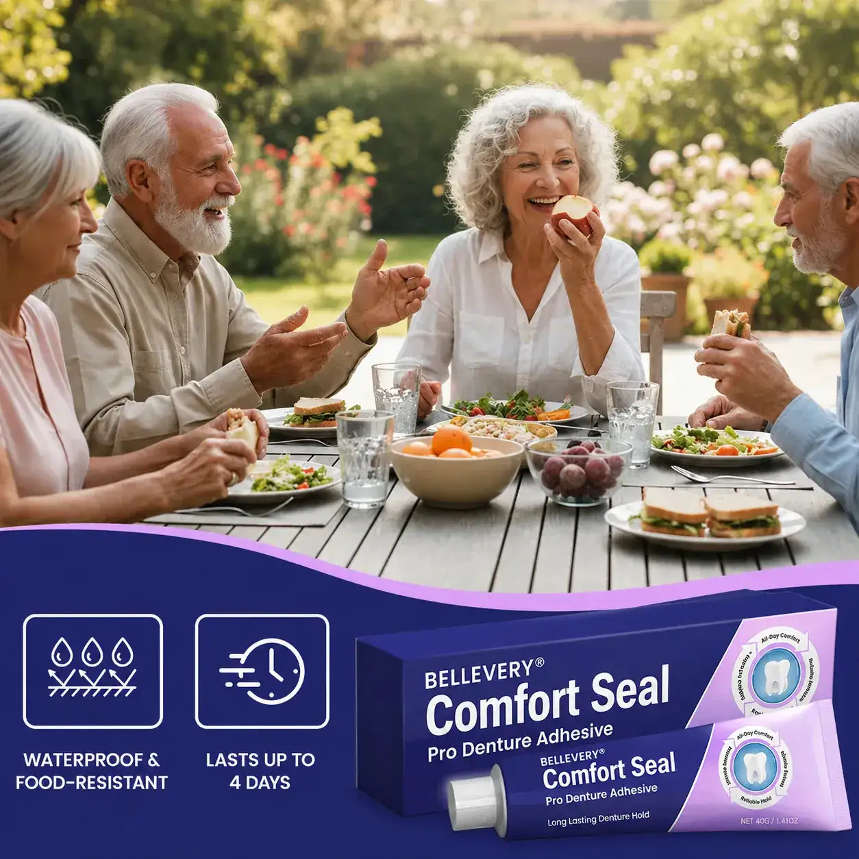 Bellevery® Comfort Seal Pro Denture Adhesive