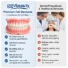 Custom-Fit Dentures - At-Home Moldable Denture Set for Men & Women