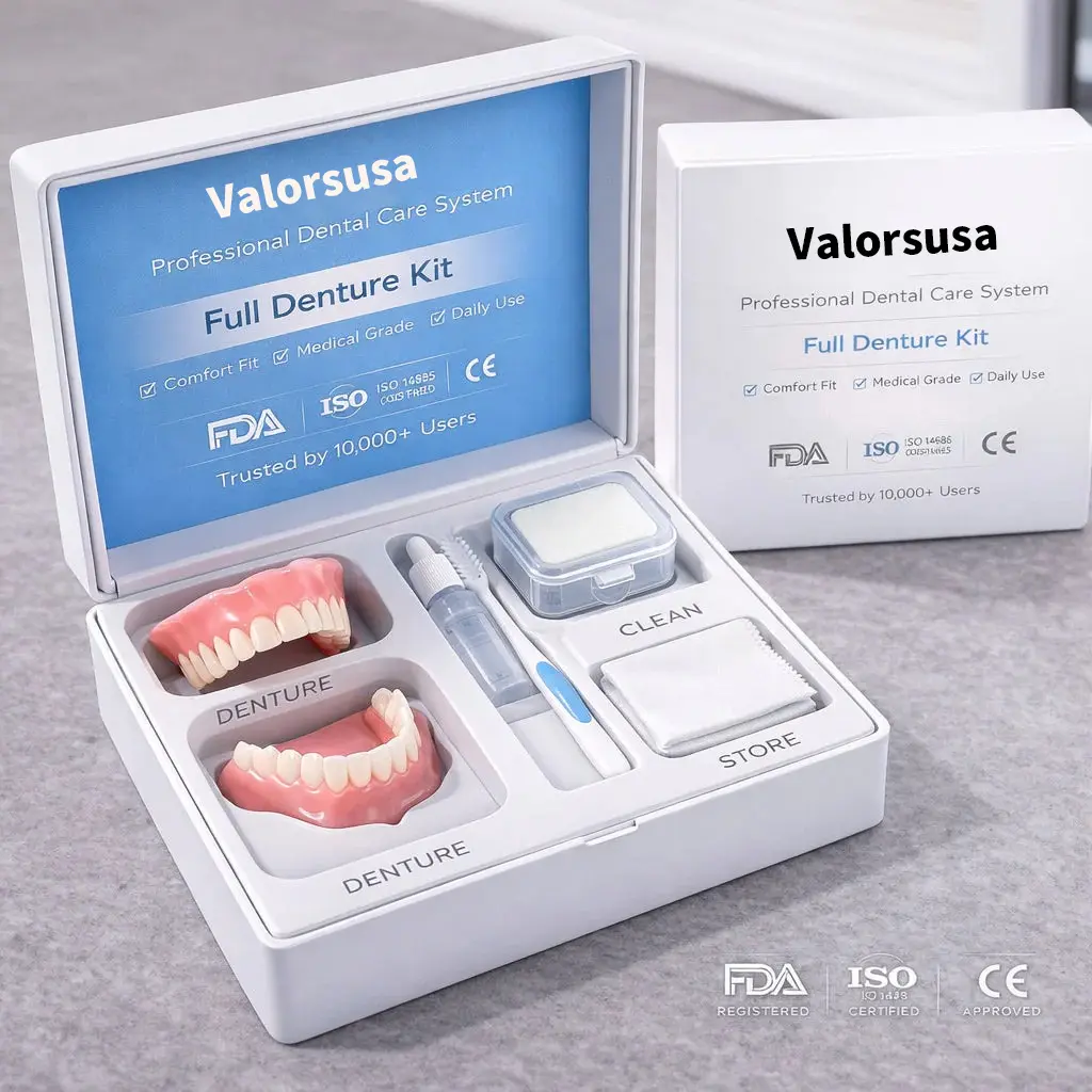 Custom-Fit Instant Smile Dentures – Natural Looking Comfort Fit