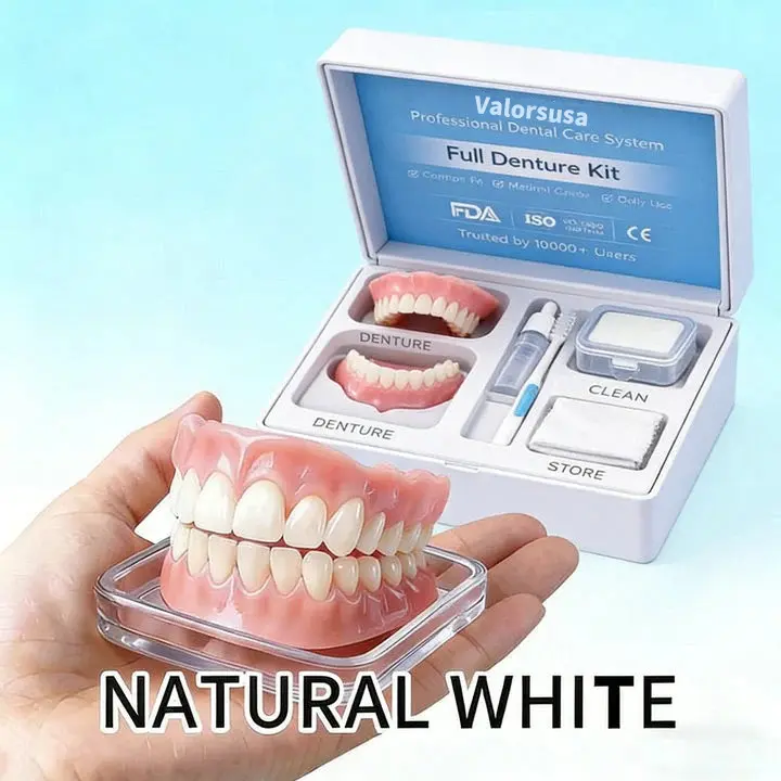Custom-Fit Instant Smile Dentures – Natural Looking Comfort Fit