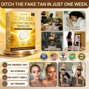Hiskin Sunless Tanning Microneedle Patch | DHA-Free Bronze Glow